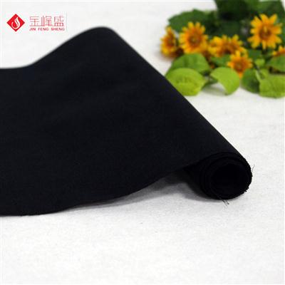 环保黑色无纺底短毛植绒布(B00.D1.1387)